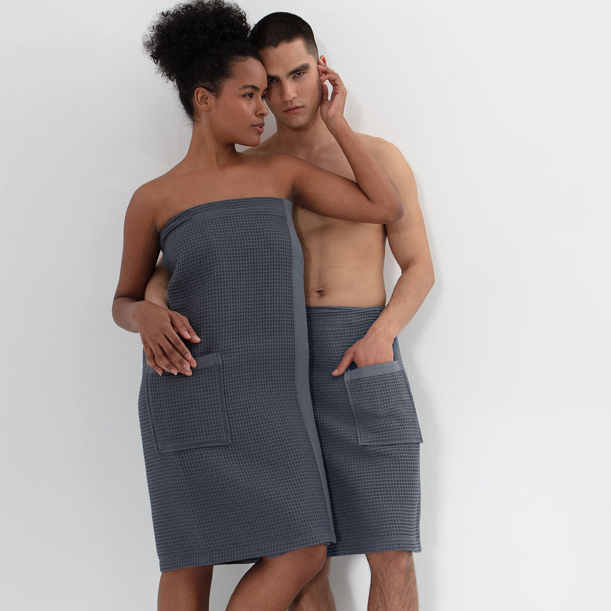 Women’s Organic Turkish Cotton Waffle Towel Wrap