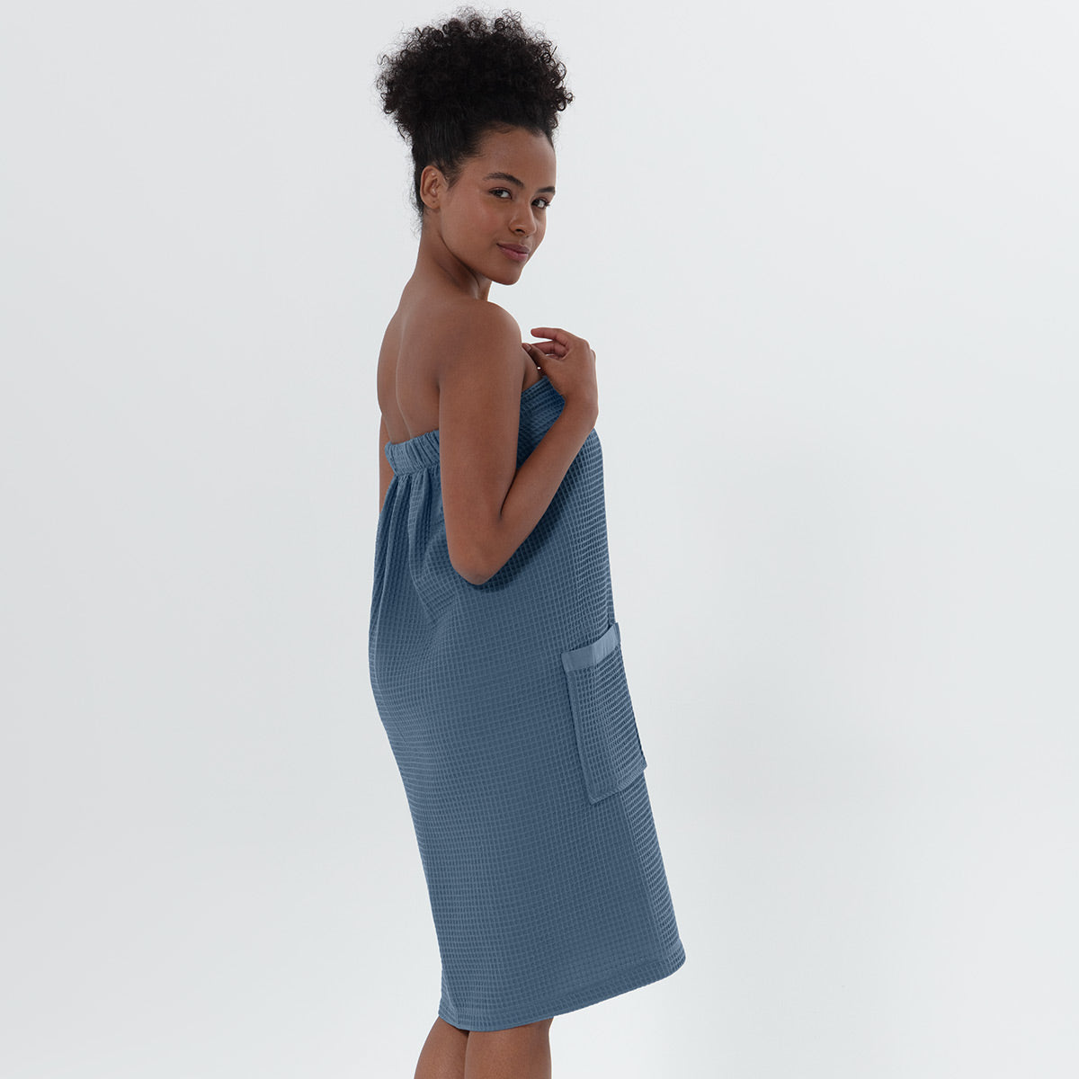 Women’s Organic Turkish Cotton Waffle Towel Wrap