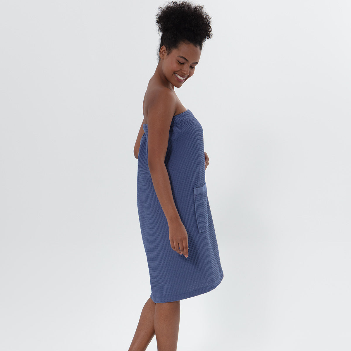 Women’s Organic Turkish Cotton Waffle Towel Wrap