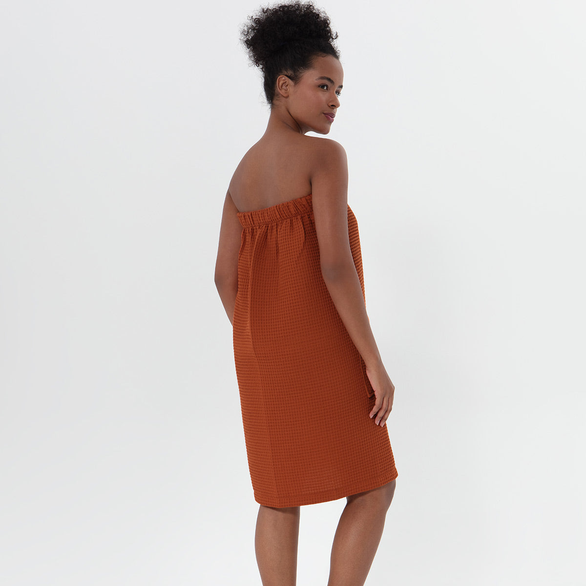 Women’s Organic Turkish Cotton Waffle Towel Wrap