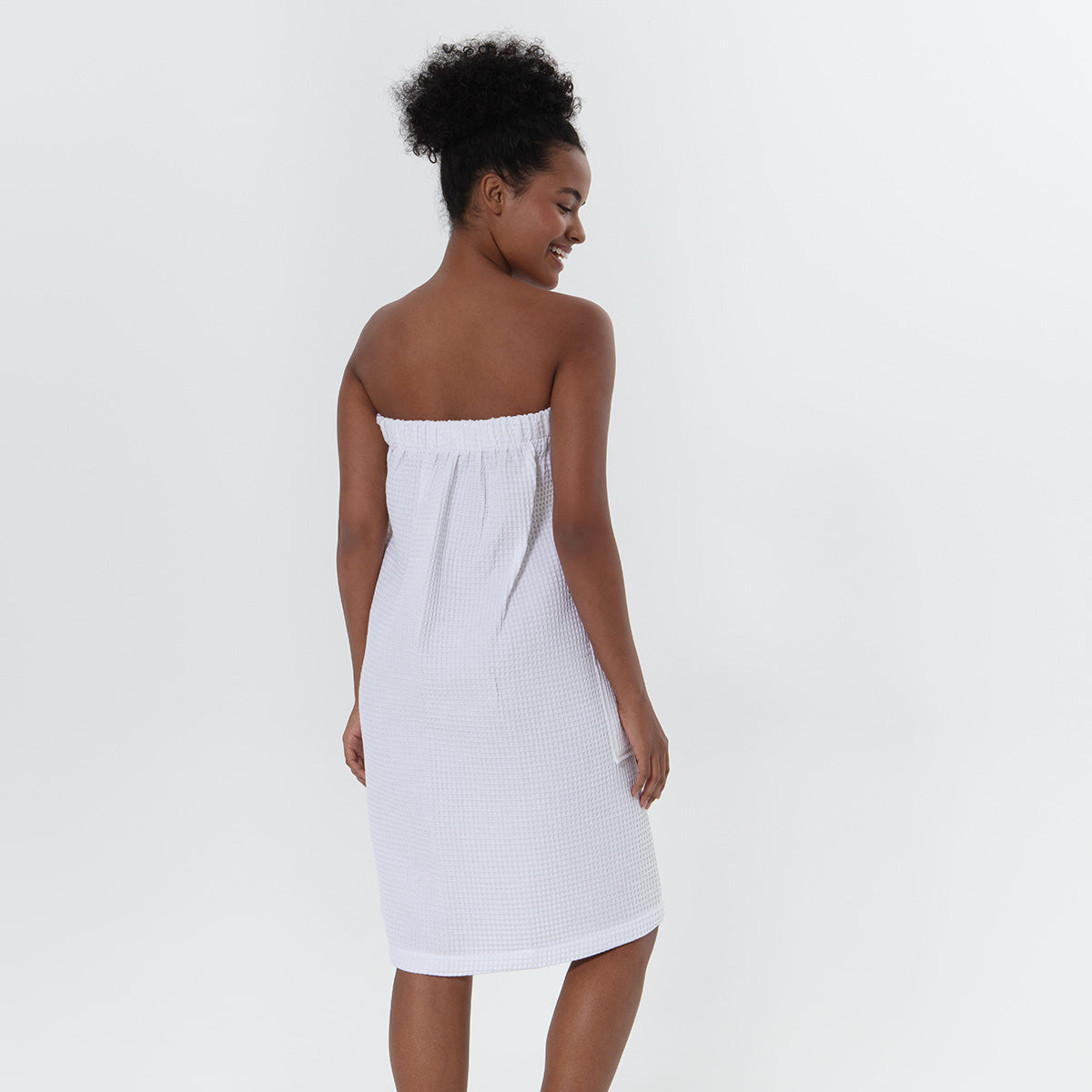 Women’s Organic Turkish Cotton Waffle Towel Wrap