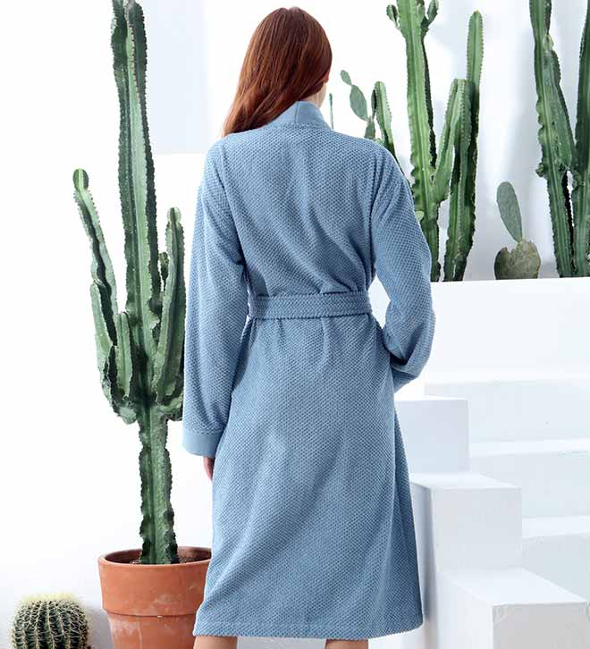 Women’s Luxury Turkish Cotton Terry Kimono Bathrobe