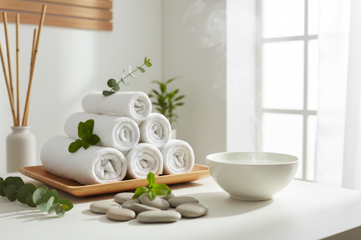 spa type, clean and fresh